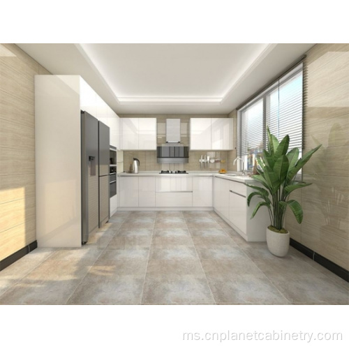 Kabinet Dapur Kaca Reka Bentuk 3D/4D yang diimport langsung